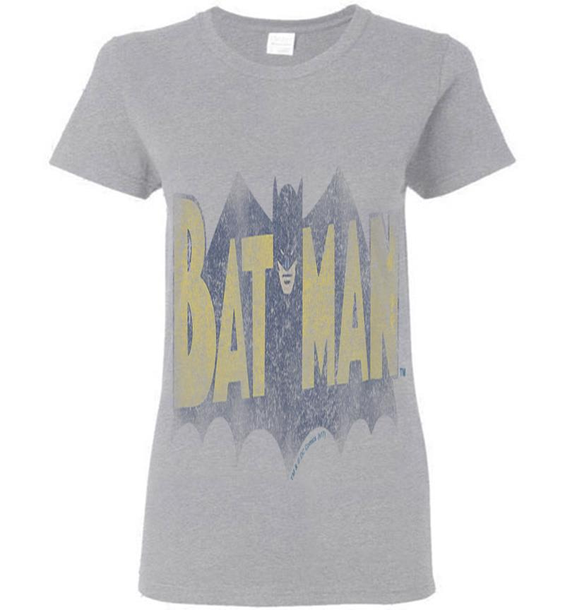 Inktee Store - Batman Vintage Logo Womens T-Shirt Image