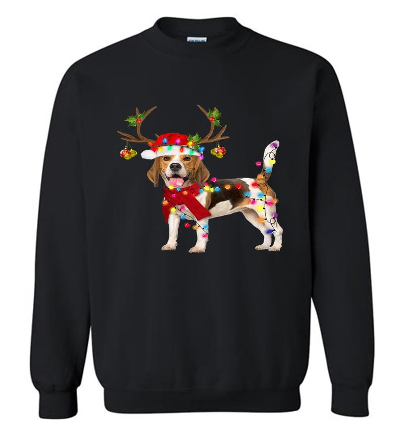 Beagle Reindeer Christmas Sweatshirt