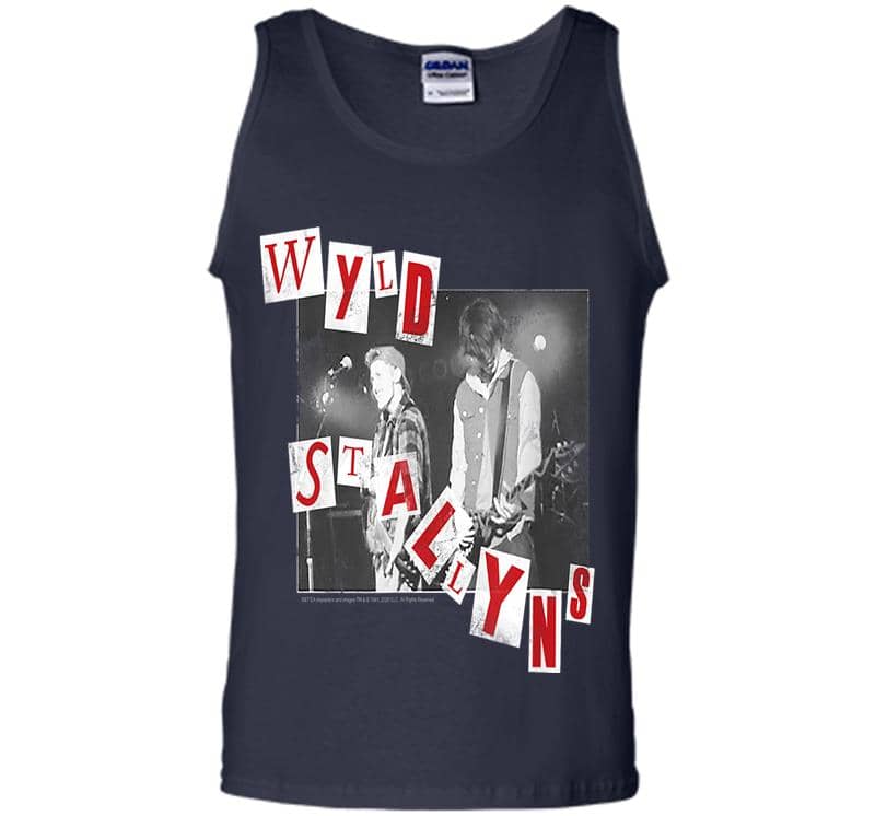 Inktee Store - Bill And Ted'S Bogus Journey Grunge Wyld Stallyns Mens Tank Top Image