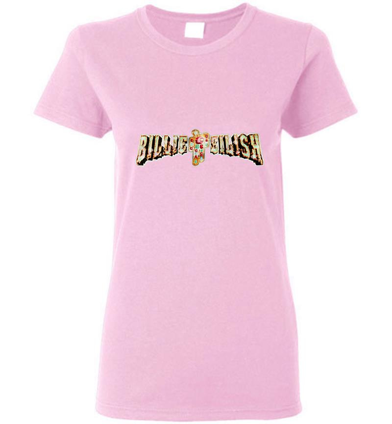 Inktee Store - Billie Eilish Pirate Baird Oconnell Ocean Eyes Womens T-Shirt Image