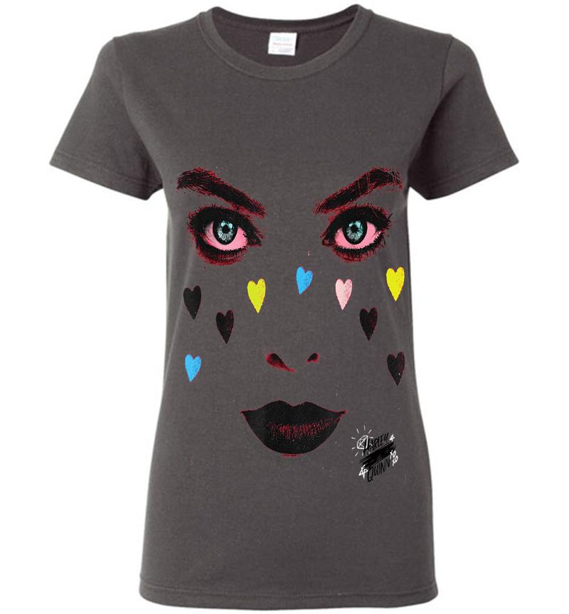 Inktee Store - Birds Of Prey Harley Quinn Red Womens T-Shirt Image