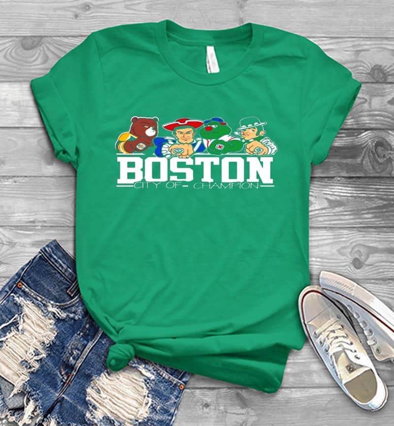 Inktee Store - Boston City Of Champion Mens T-Shirt Image