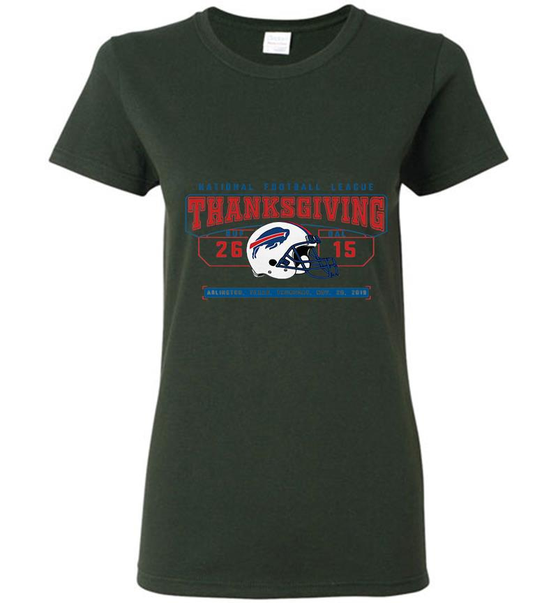 Inktee Store - Buffalo Bills Nfl Thanksgiving Womens T-Shirt Image
