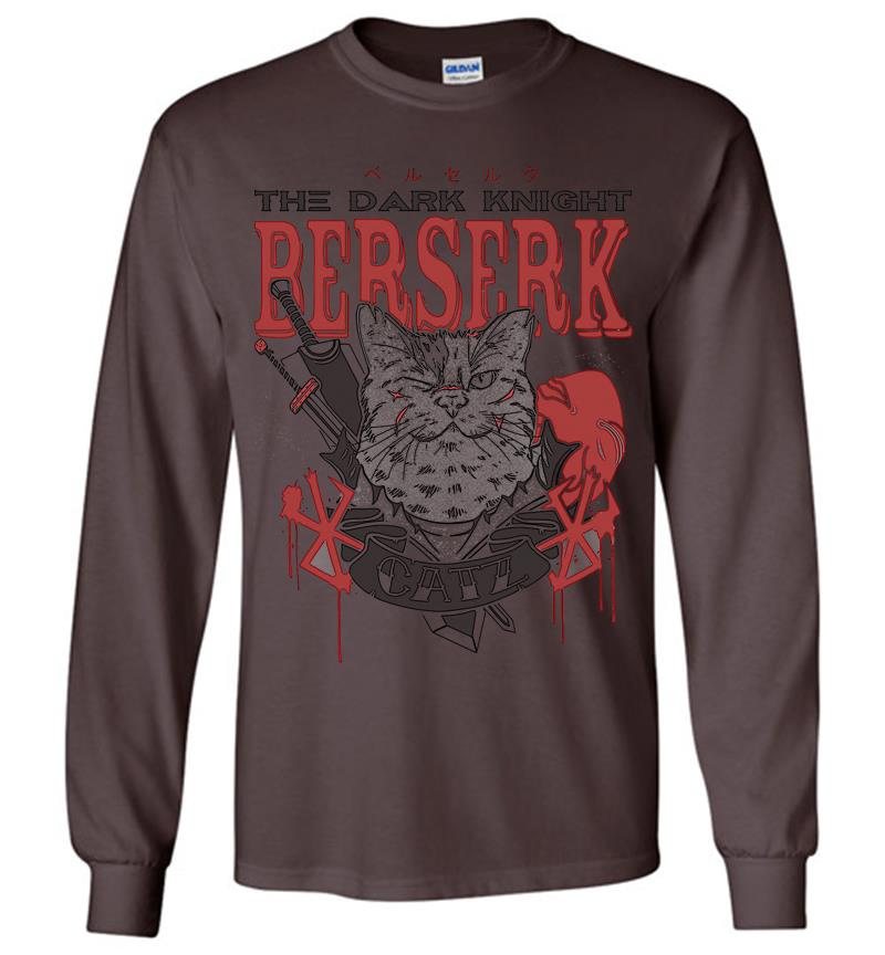 Inktee Store - Cat Z The Dark Knight Berserk Long Sleeve T-Shirt Image