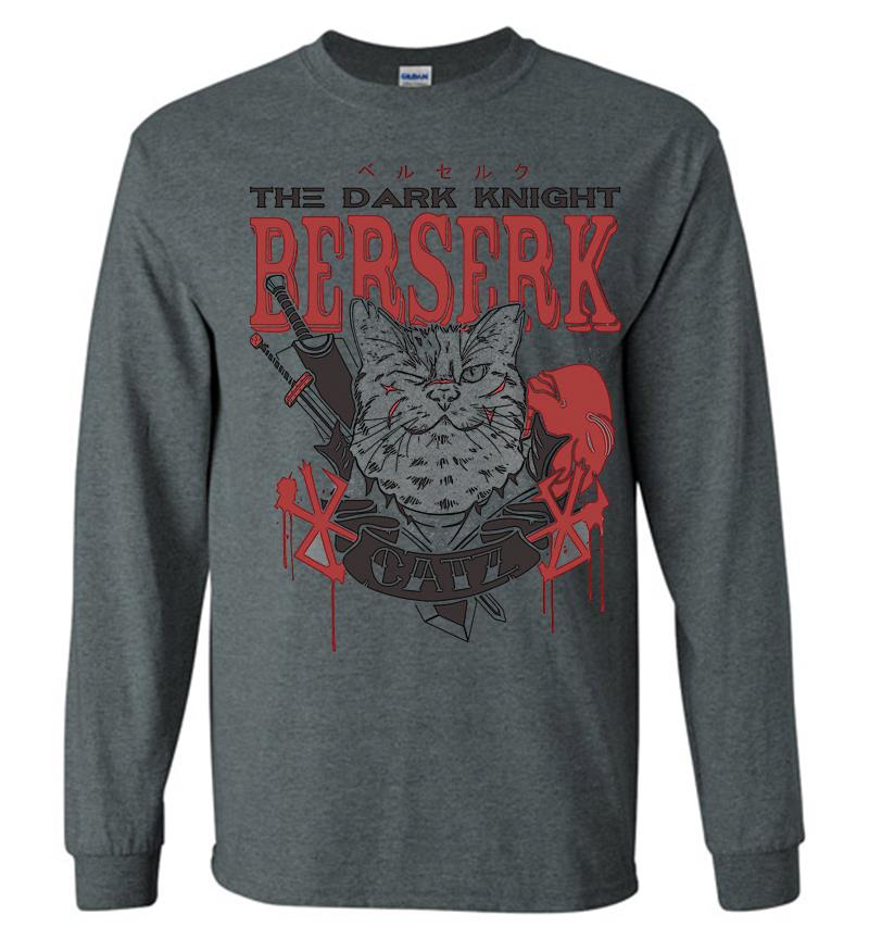Inktee Store - Cat Z The Dark Knight Berserk Long Sleeve T-Shirt Image