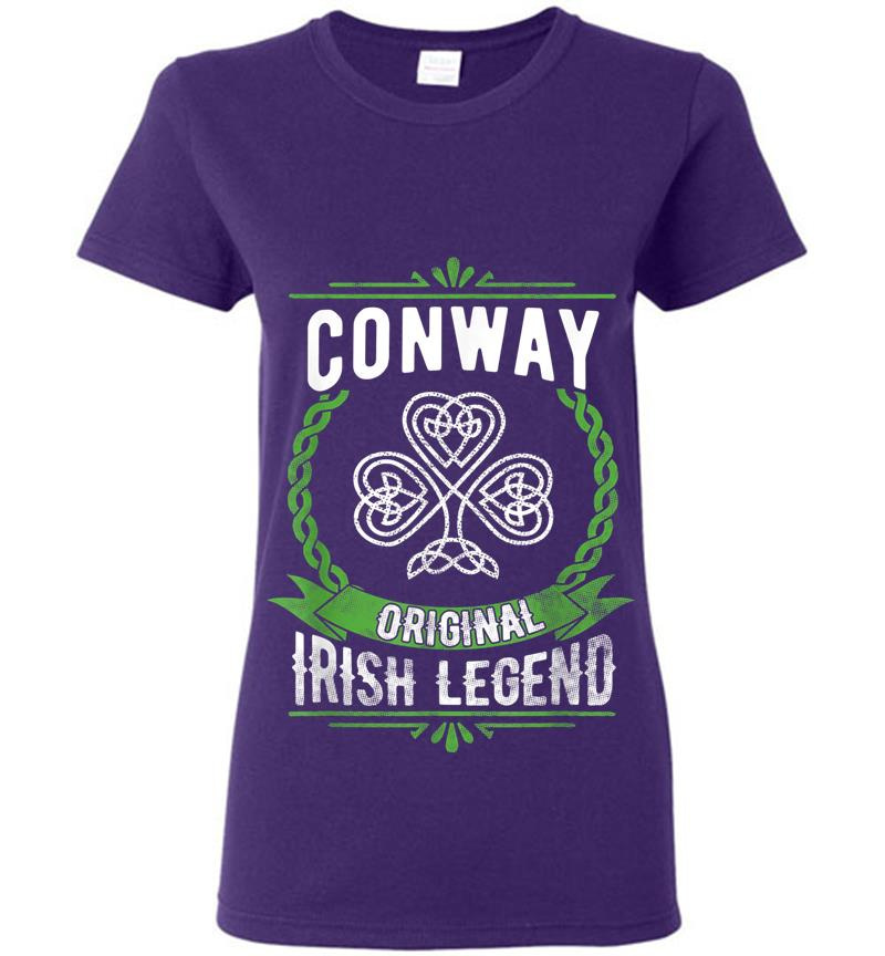 Inktee Store - Conway Name Irish Legend St. Patricks Day Womens T-Shirt Image