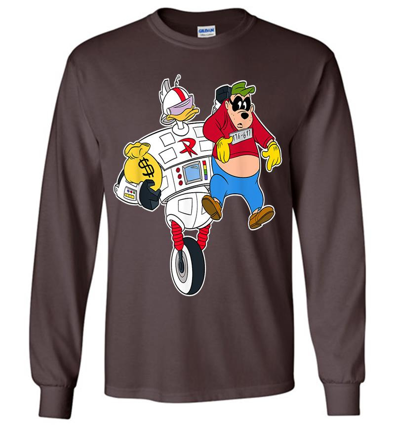 Inktee Store - Disney Gizmoduck And Beagle Boy Ducktales Long Sleeve T-Shirt Image