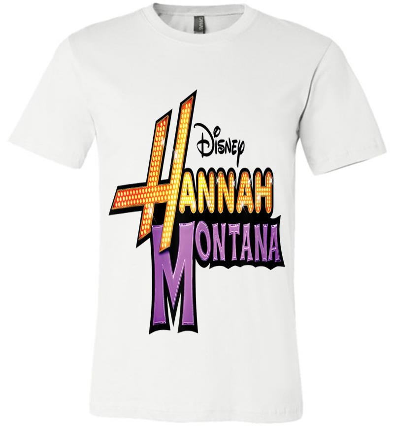 Inktee Store - Disney Hannah Montana Logo Premium T-Shirt Image