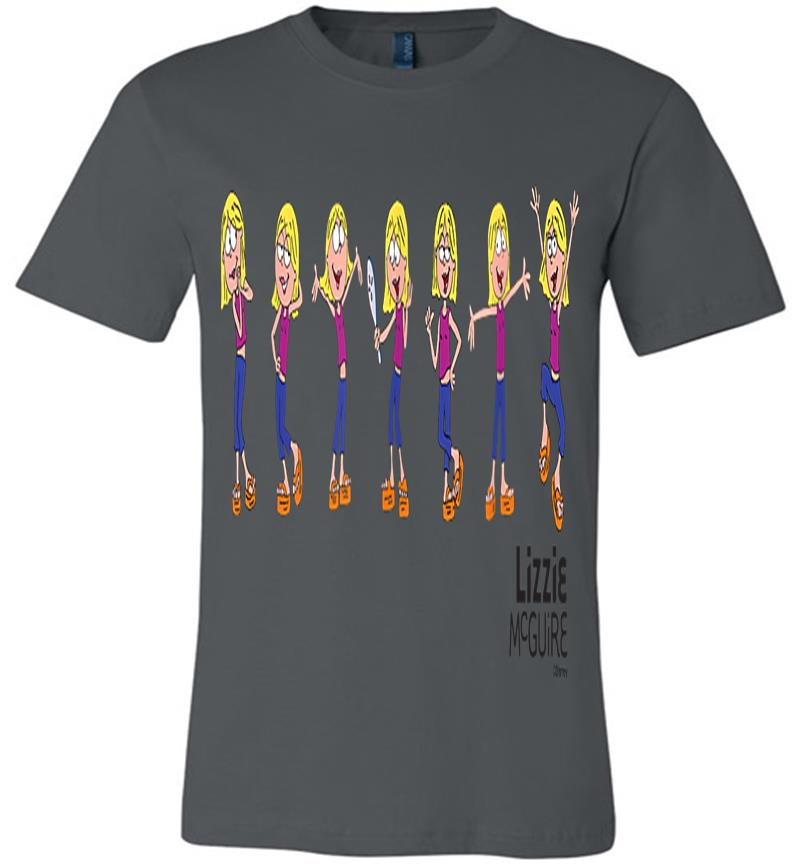 Disney Lizzie Mcguire Animated Lizzie Multi-Pose Premium T-Shirt
