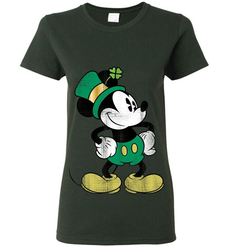 Inktee Store - Disney Mickey Mouse Green Day Womens T-Shirt Image