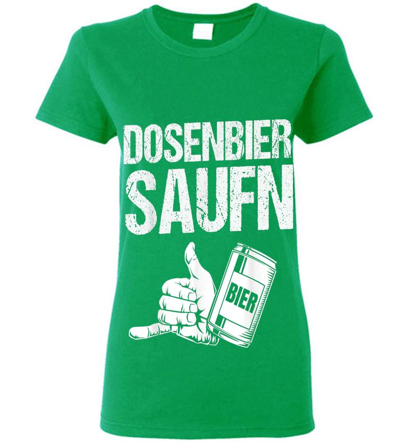 Inktee Store - Dosenbier Saufen Fr Party Womens T-Shirt Image