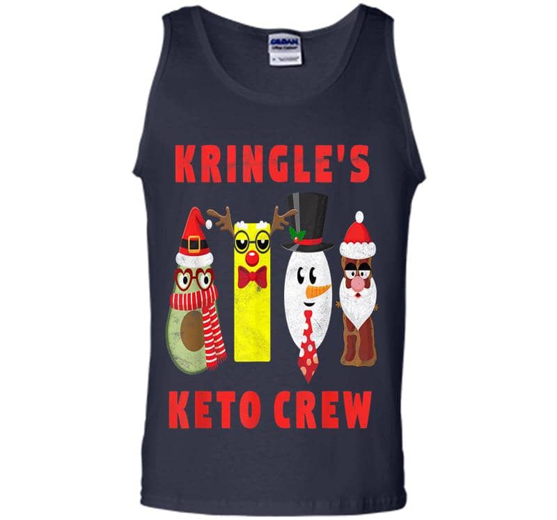 Inktee Store - Funny Kringles Keto Crew Mens Tank Top Image