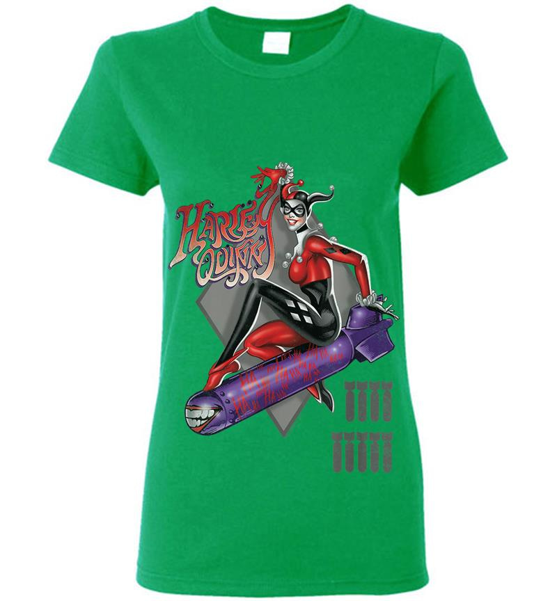 Inktee Store - Harley Quinn Is The Bomb Womens T-Shirt Image