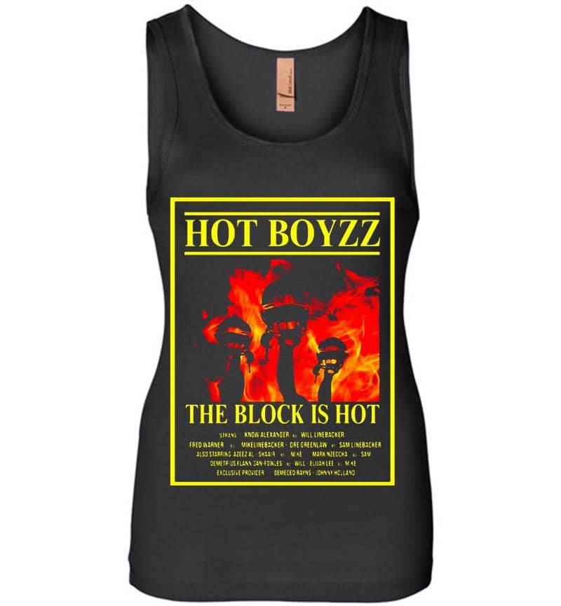 Hot Boyzz The Block Is Hot San Francisco 49Ers Womens Jersey Tank Top