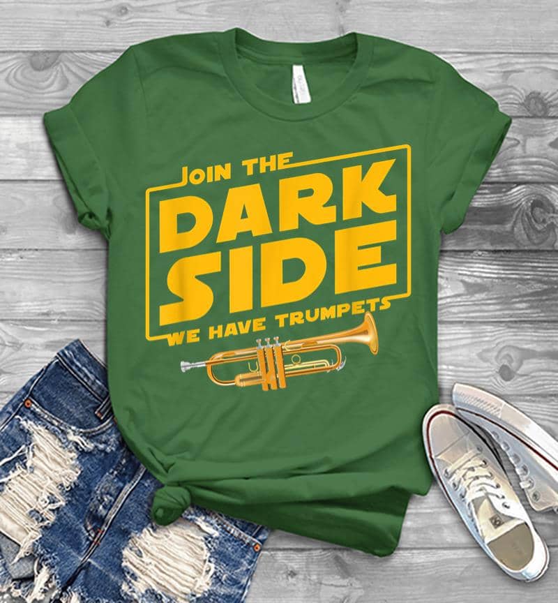 Inktee Store - Join The Dark Side Trumpet Player Men T-Shirt Image