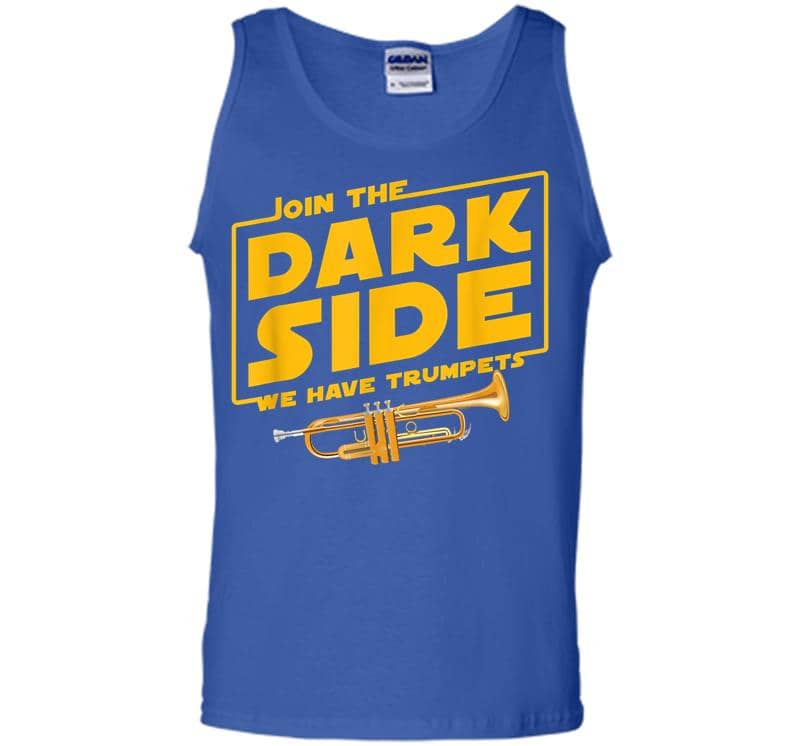 Inktee Store - Join The Dark Side Trumpet Player Men Tank Top Image