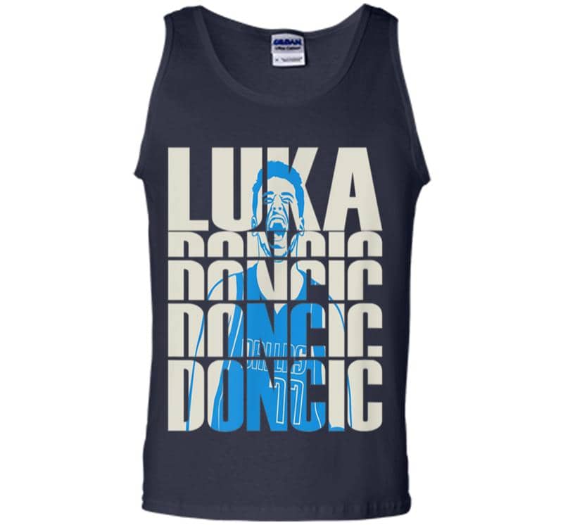 Inktee Store - Luka Doncic Basketball Mens Tank Top Image