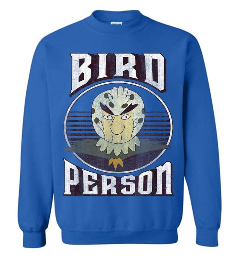 Inktee Store - Mademark X Rick And Morty - Rick And Morty Bird Person Poster Graphic Sweatshirt Image