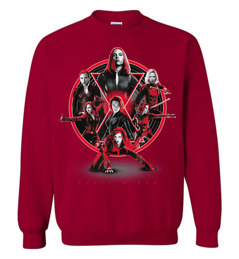 Inktee Store - Marvel Avengers Black Widow Multiplied Sweatshirt Image
