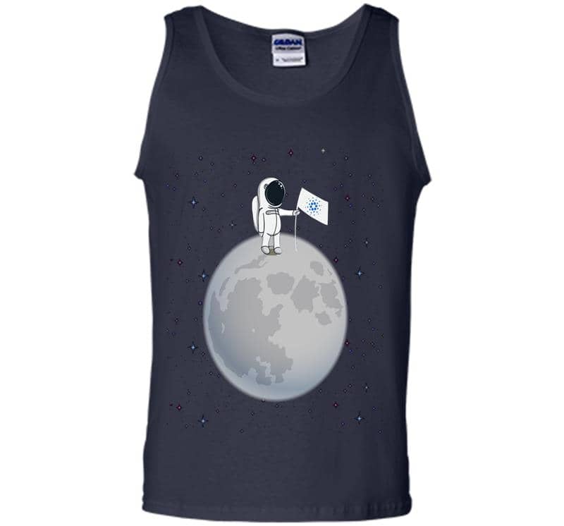 Inktee Store - Official Logo To The Moon Cardano For Hodl Mens Tank Top Image