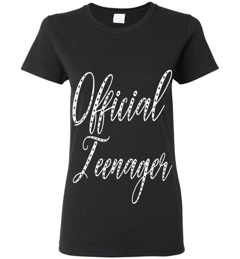 Official Nager 13 Birth Script Font Birthday Womens T-Shirt