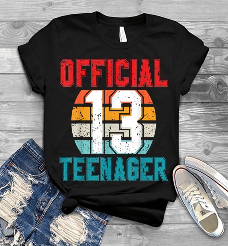 Official Nager 13 Years Old 13Th Birthday Boys Girl Mens T-Shirt
