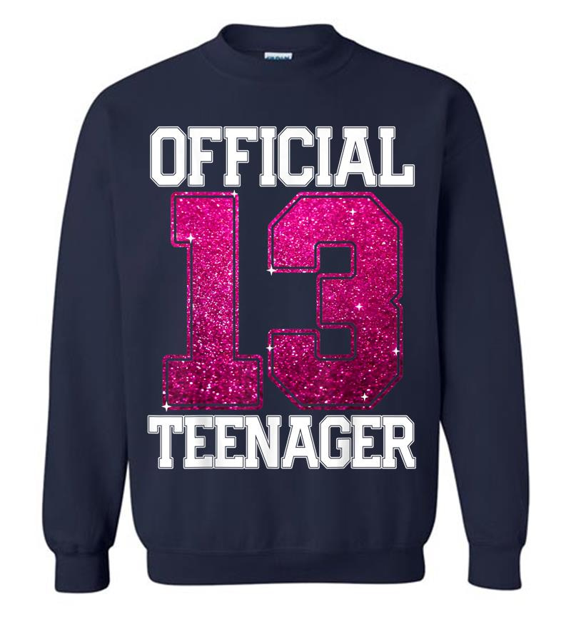 Inktee Store - Official Nager 13Th Birthday 2007 13 Years Girls Sweatshirt Image