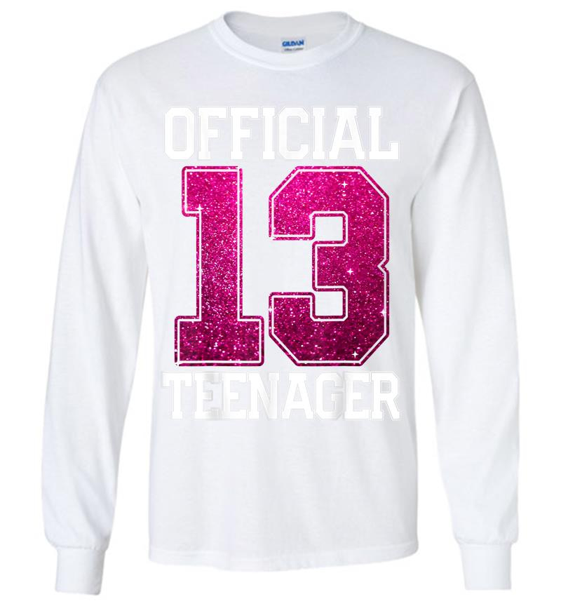 Inktee Store - Official Nager 13Th Birthday 2007 Bday Girls Long Sleeve T-Shirt Image