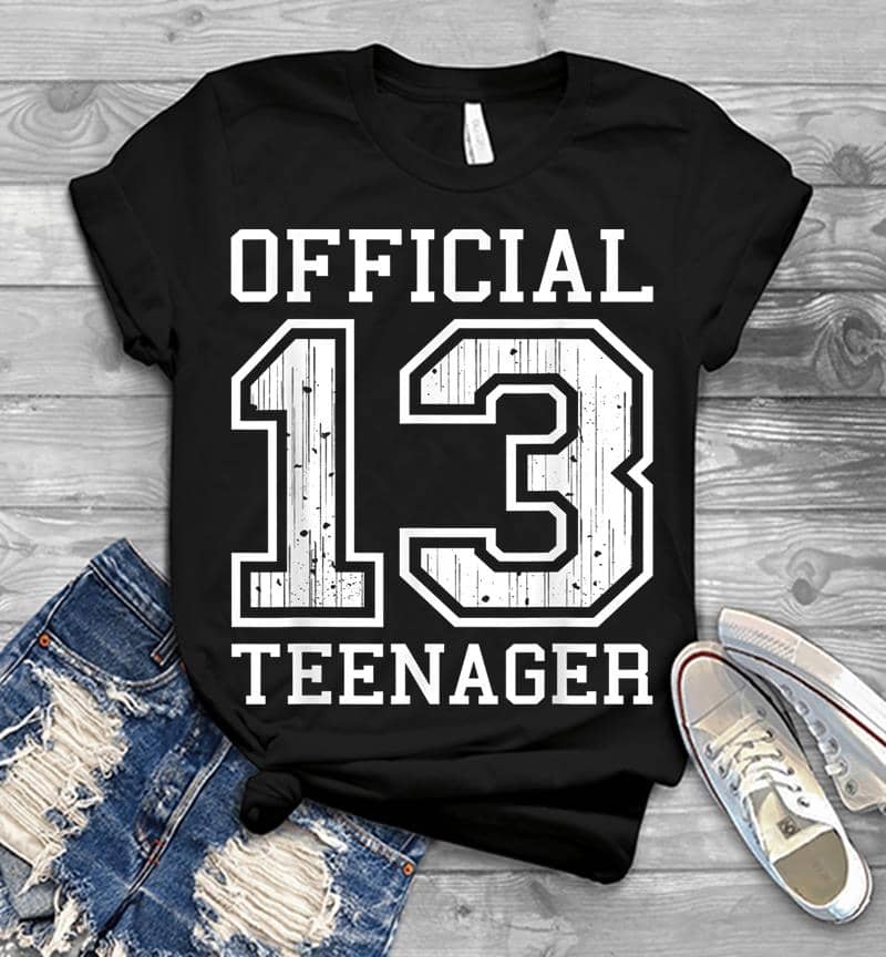 Official Nager 13Th Birthday For Girls Or Boys 13 Mens T-Shirt