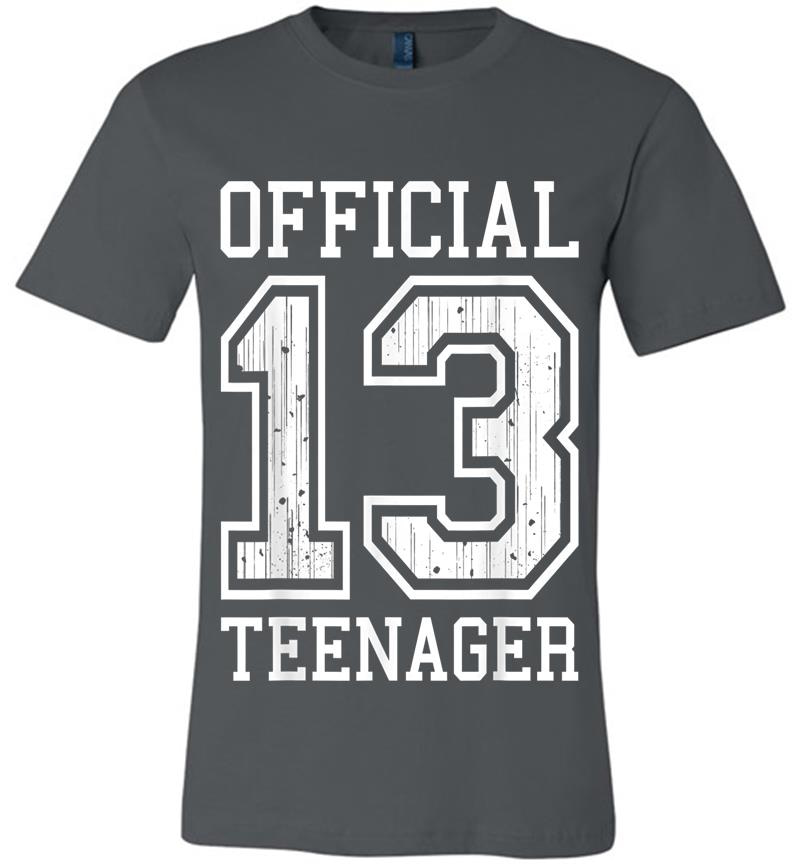 Official Nager 13Th Birthday For Girls Or Boys 13 Premium T-Shirt
