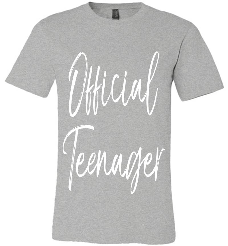 Inktee Store - Official Nager 13Th Birthday Gif 13-Year-Old Premium T-Shirt Image