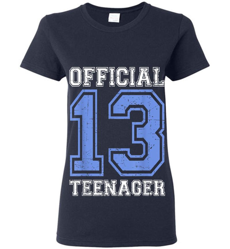Inktee Store - Official Nager - Blue 13Th Birthday Boy Womens T-Shirt Image