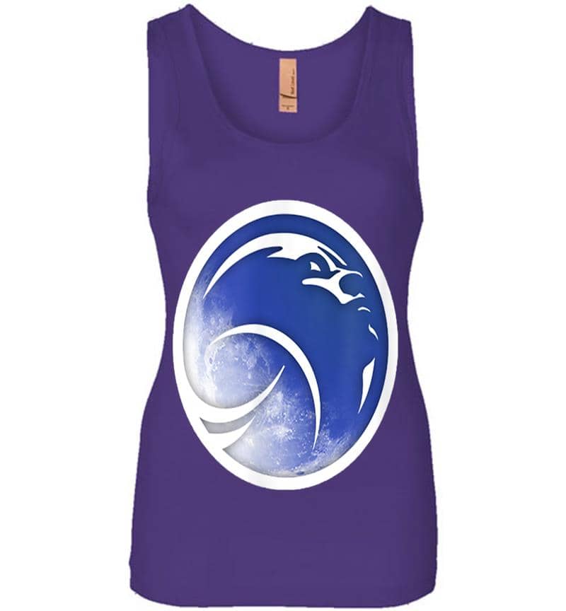Inktee Store - Official Nasa Artemis Blue Woman On The Moon Logo Womens Jersey Tank Top Image