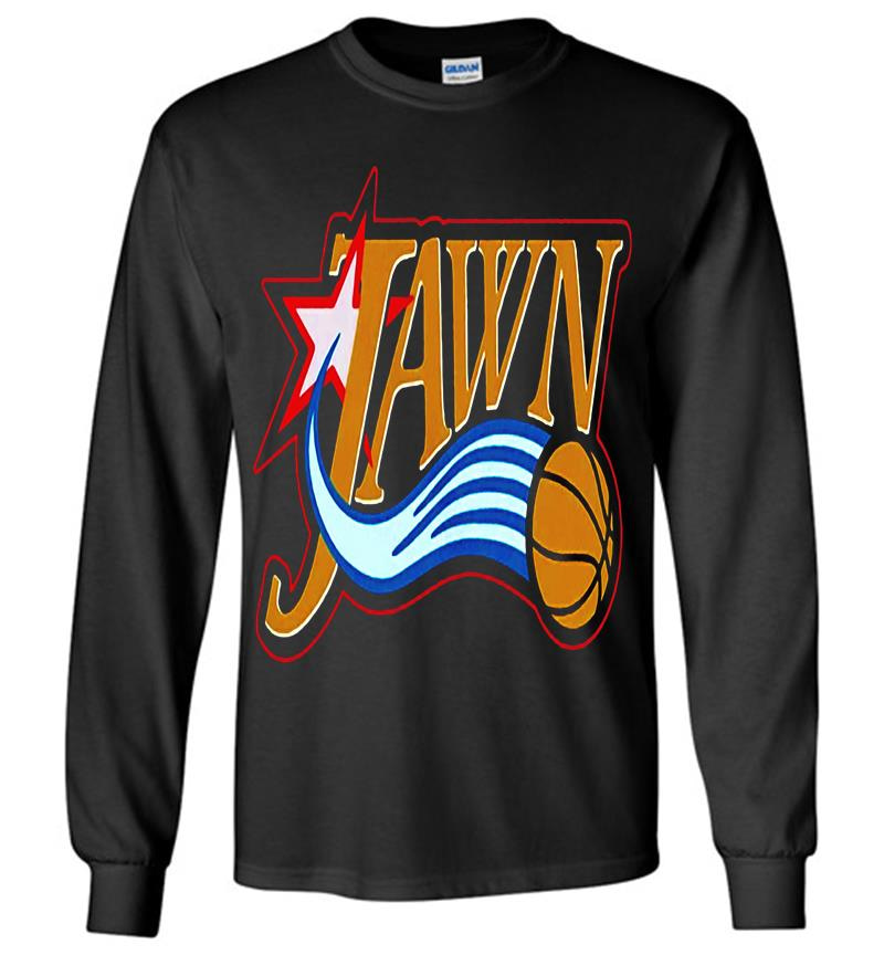 Philadelphia Jawn Basketball Long Sleeve T-Shirt
