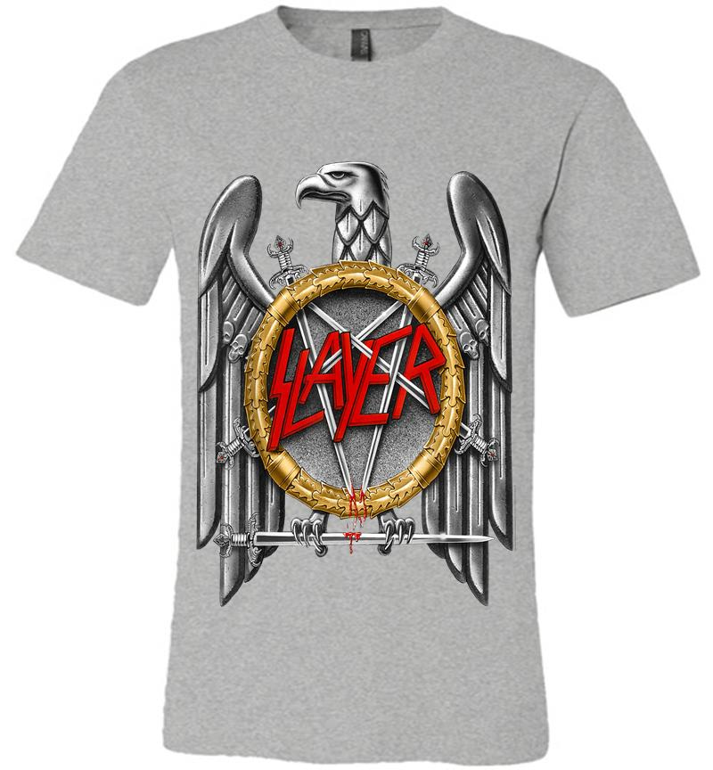 Inktee Store - Slayer Silver Eagle Premium T-Shirt Image