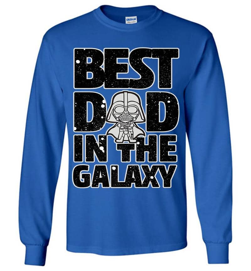 Inktee Store - Star Wars Best Dad In The Galaxy Darth Vader Premium Long Sleeve T-Shirt Image