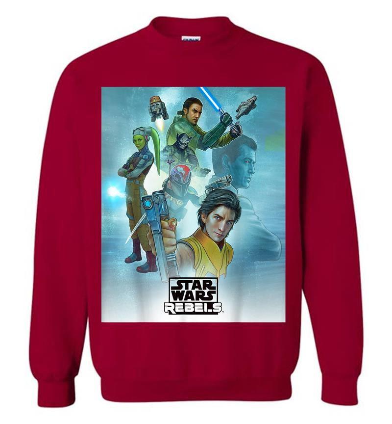 Inktee Store - Star Wars Celebration Mural Rebels Series Logo Sweatshirt Image