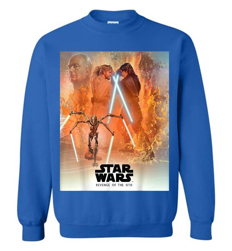 Inktee Store - Star Wars Celebration Mural Revenge Of The Sith Logo Sweatshirt Image