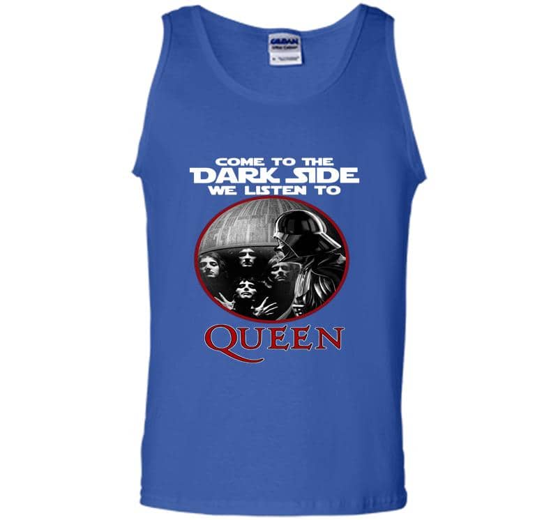Inktee Store - Star Wars Come To The Dark Side We Listen To Queen Mens Tank Top Image