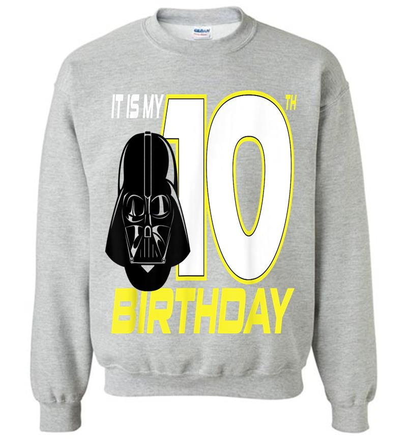 Inktee Store - Star Wars Darth Vader 10Th Birthday Sweatshirt Image