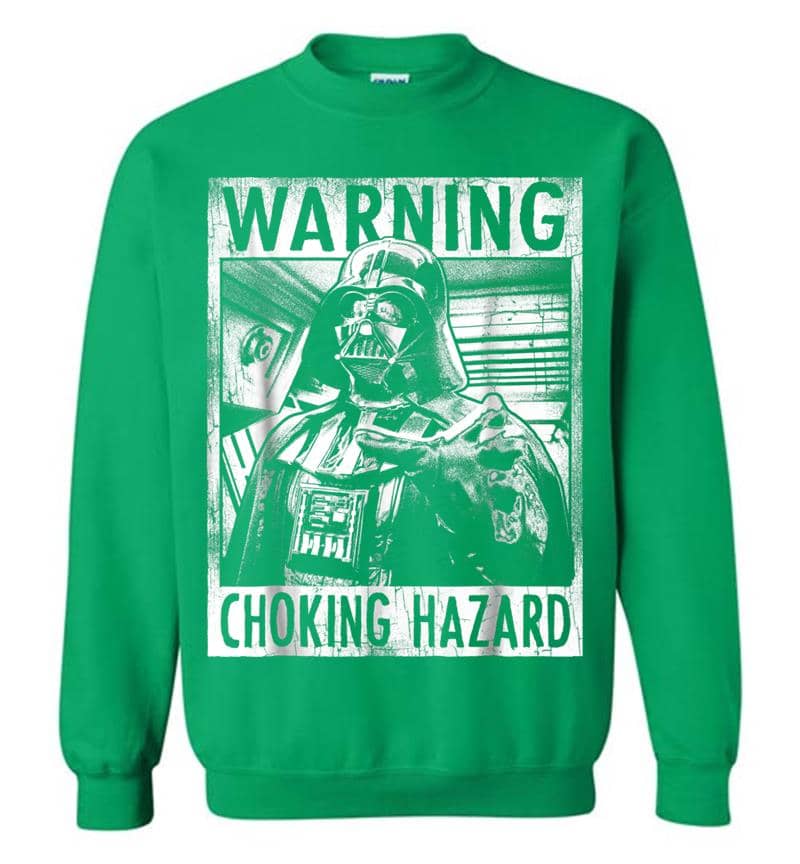 Inktee Store - Star Wars Darth Vader Choking Hazard Vintage Graphic Sweatshirt Image