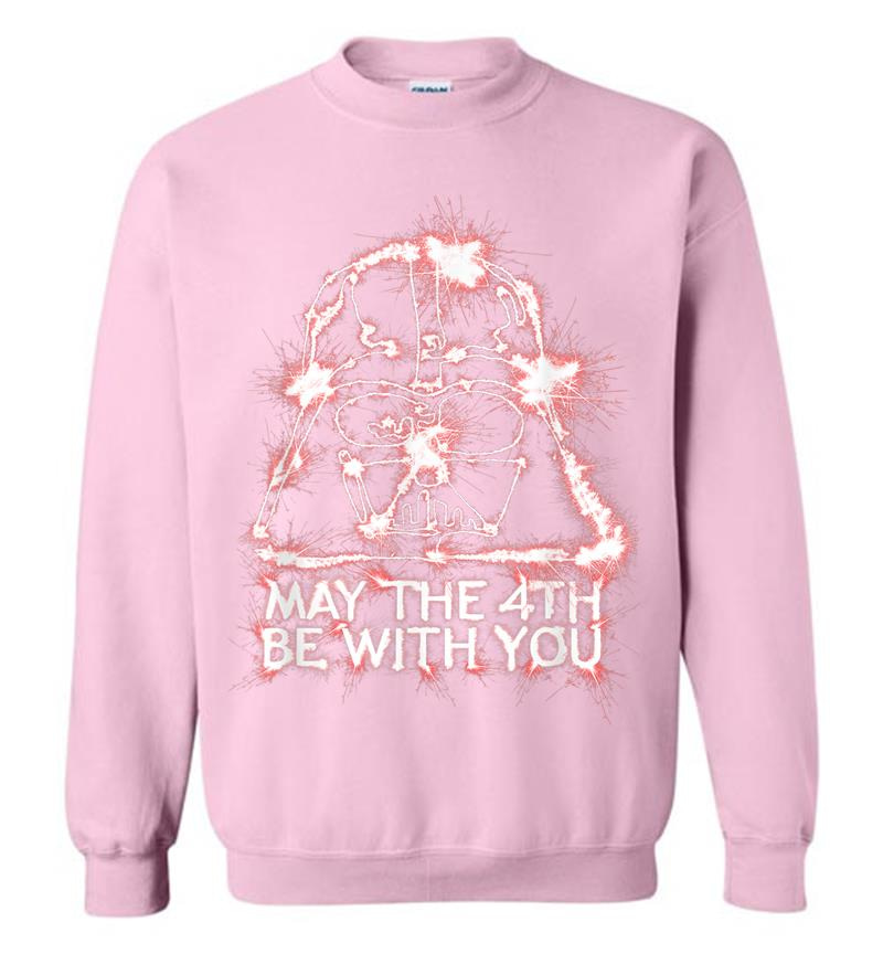 Inktee Store - Star Wars Darth Vader May The 4Th Be With You Sparkler Sweatshirt Image