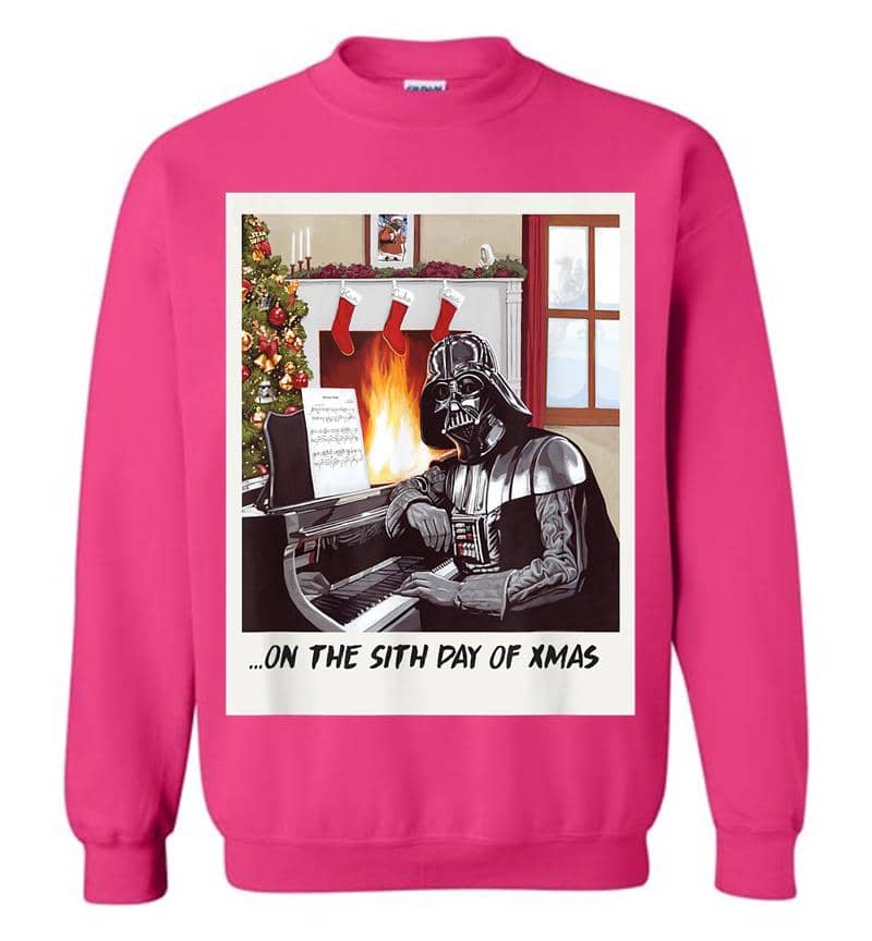 Inktee Store - Star Wars Darth Vader Sith Day Of Xmas Holiday Sweatshirt Image