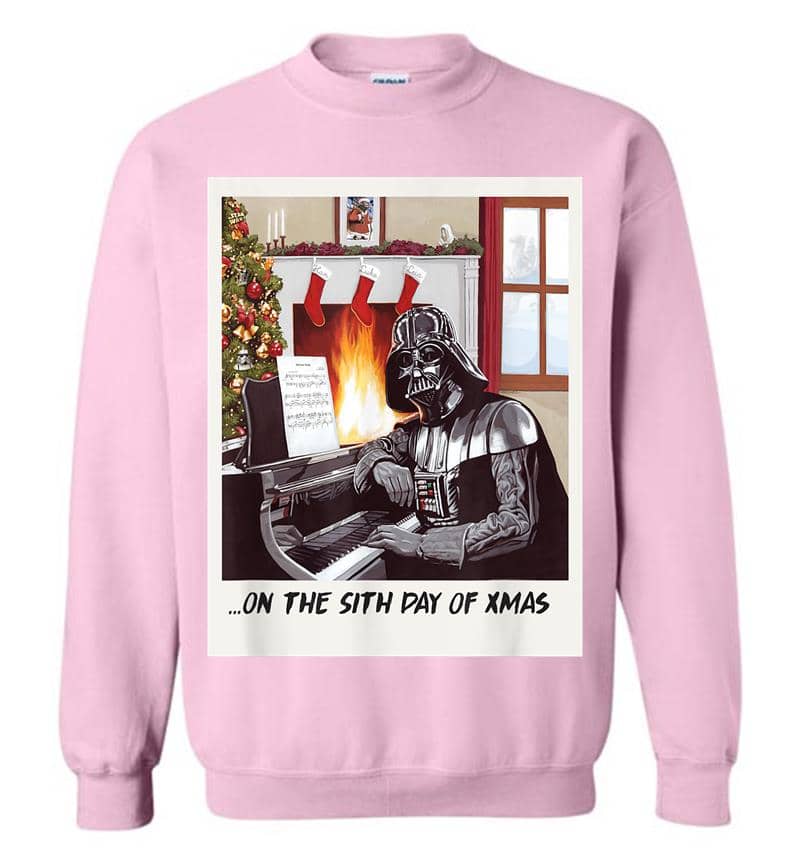 Inktee Store - Star Wars Darth Vader Sith Day Of Xmas Holiday Sweatshirt Image