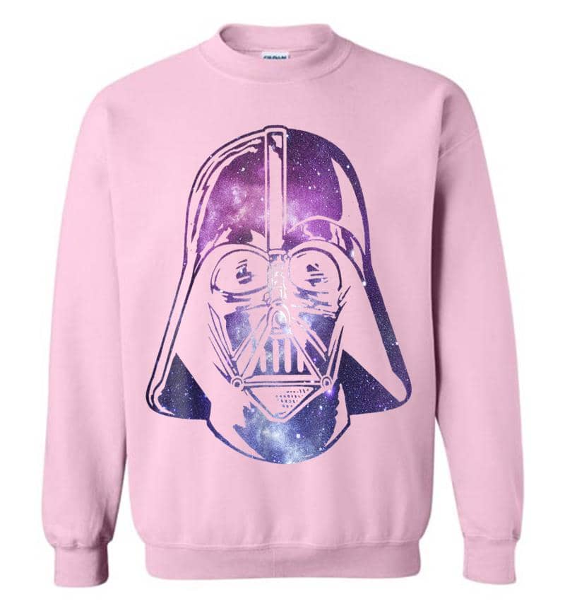 Inktee Store - Star Wars Darth Vader Space Helmet Galaxy Sweatshirt Image