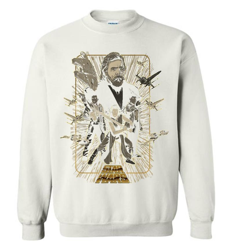 Inktee Store - Star Wars Last Jedi Luke Skywalker Returns Graphic Sweatshirt Image