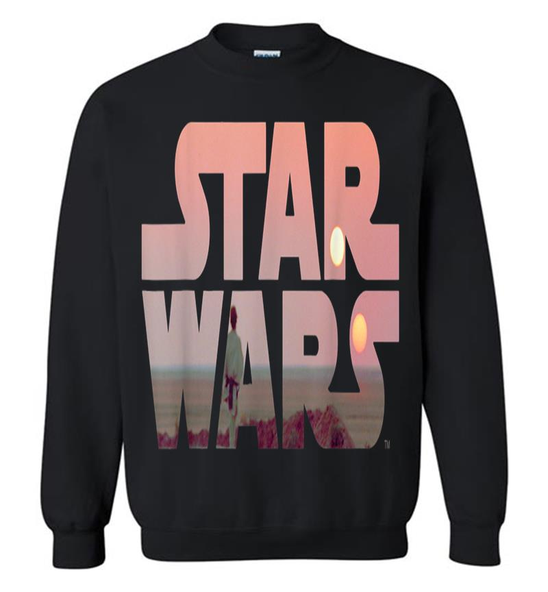 Star Wars Logo Luke Skywalker Tatooine Sweatshirt