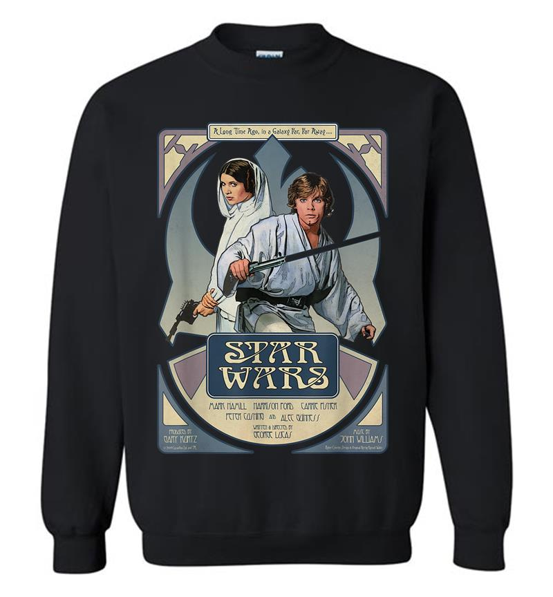 Star Wars Luke Skywalker Princess Leia Performance Sweatshirt