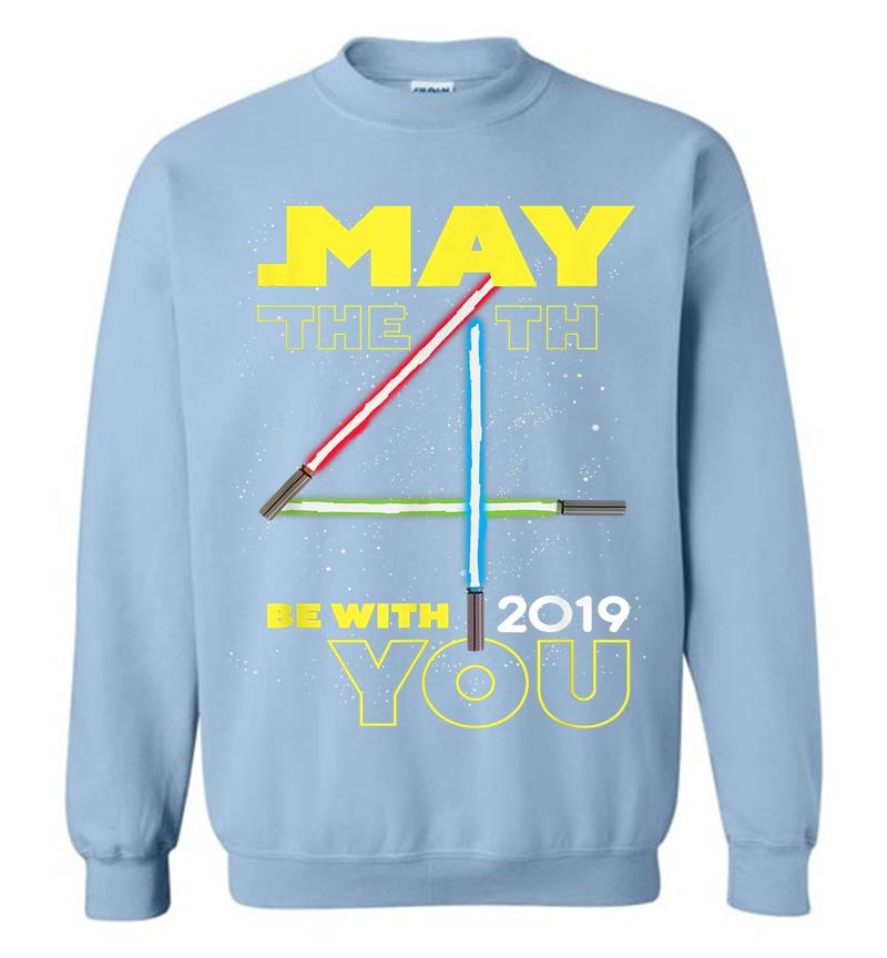 Inktee Store - Star Wars May The 4Th Be With You 2019 Lightsabers Sweatshirt Image