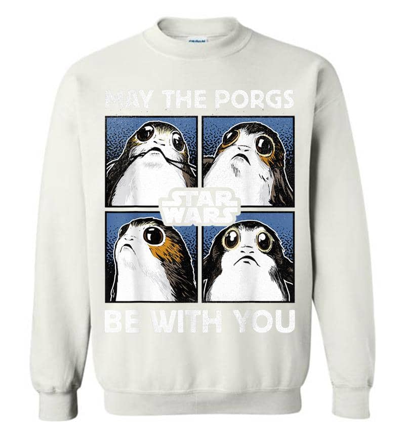 Inktee Store - Star Wars May The Porgs Be With You Sweatshirt Image